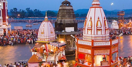 Brahma Kund at Haridwar, char dham yatra, char dham yatra package, char dham yatra package cost, chardham tour packages, luxury bus service in delhi, Kempty Fall, Kashi Vishwanath temple, Alaknanda in Devprayag, volvo bus booking, bus hire in delhi, bus on rent, Coach for rent, Tempo traveller for rent